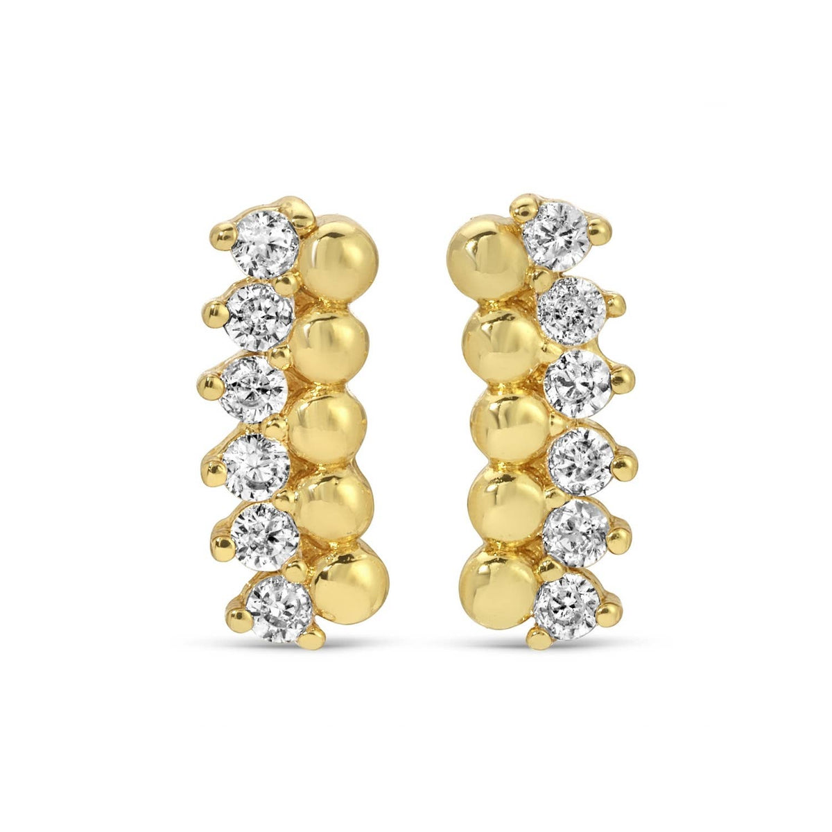 Delicate Dots & CZ Studs