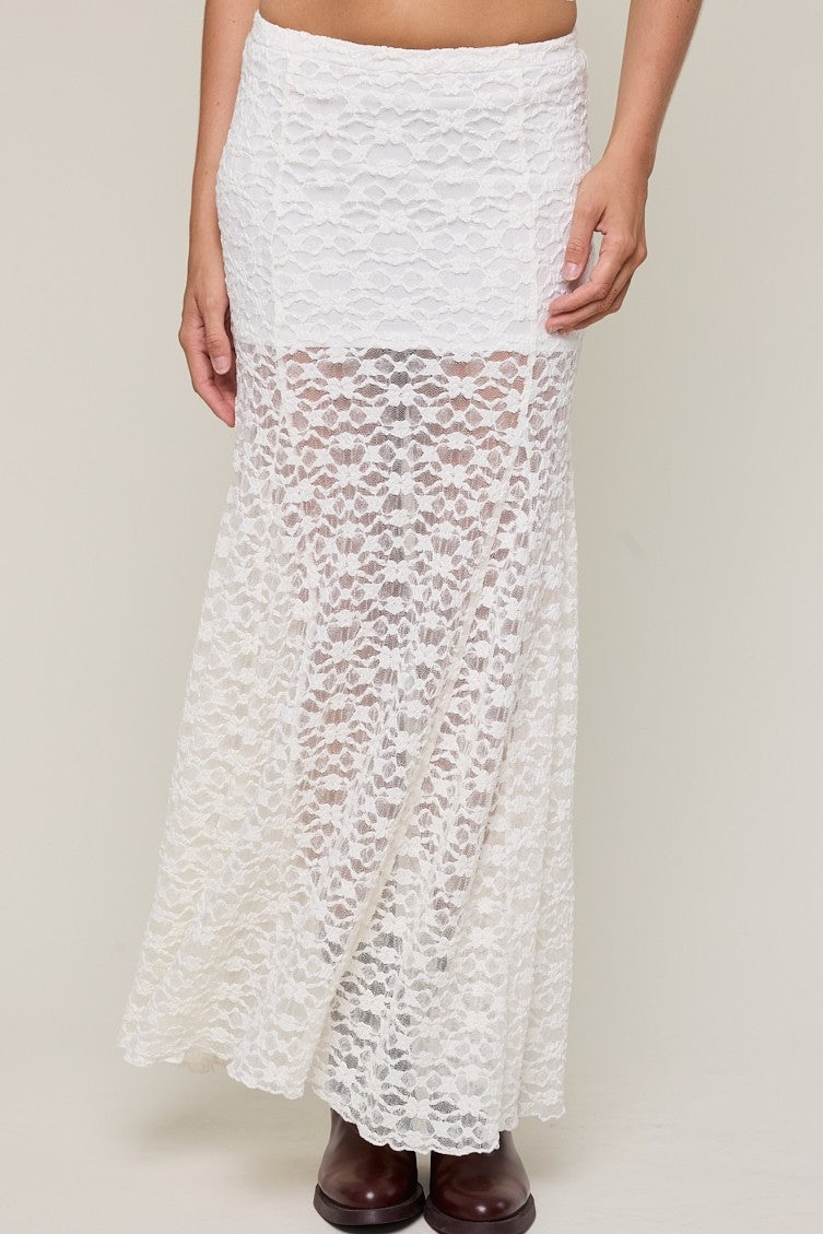 Lainey Lace Maxi Skirt