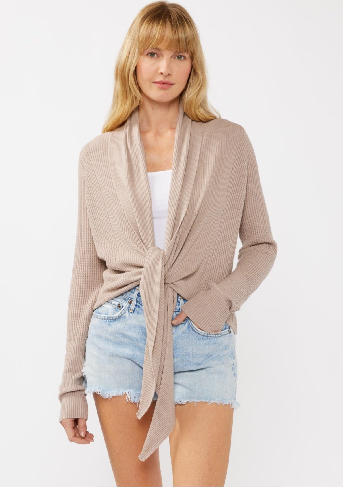 Willa Tie Front Sweater