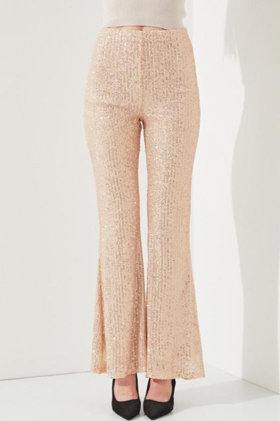 Champagne Toast Sequin Pants