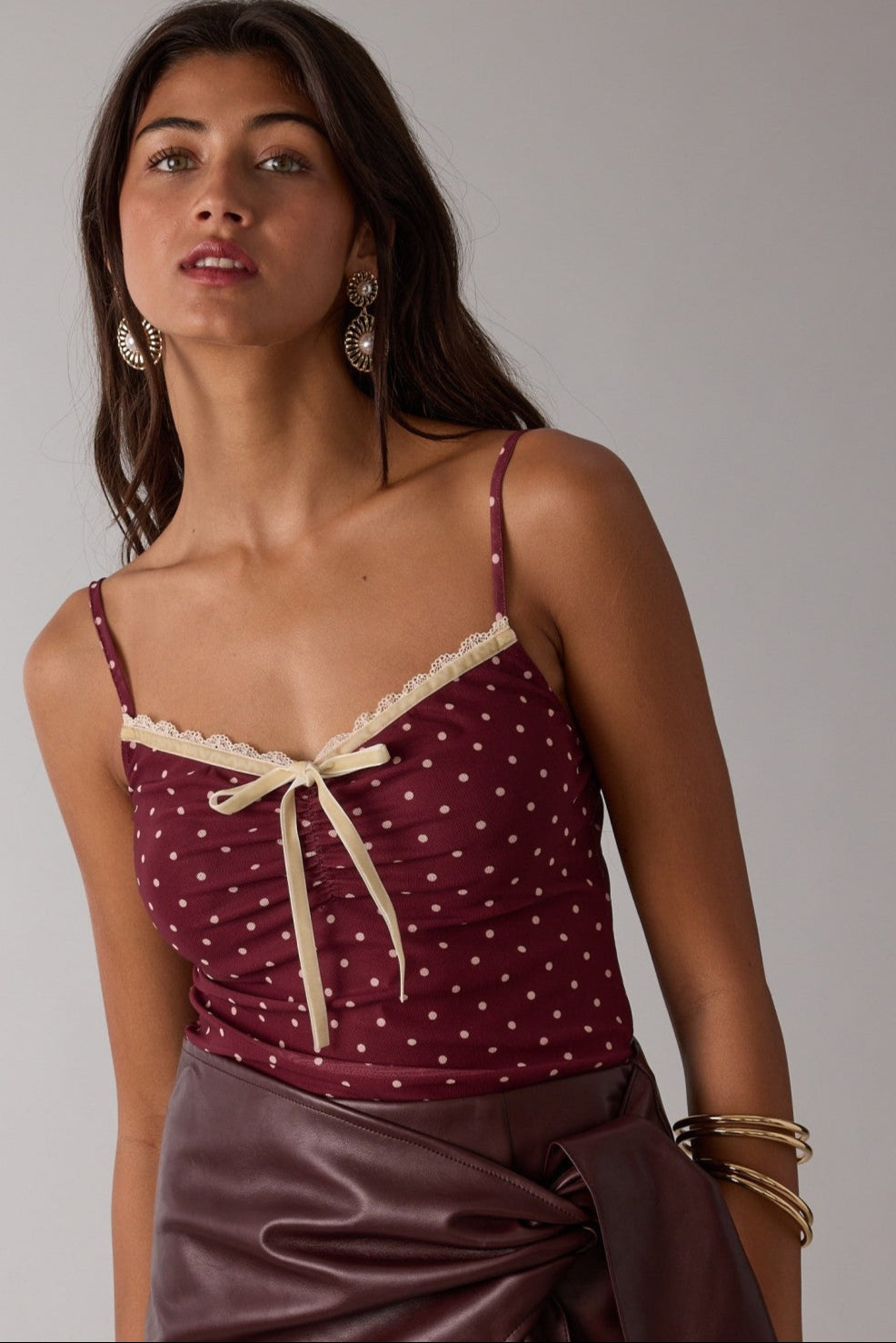 Shelia Polka Dot Top