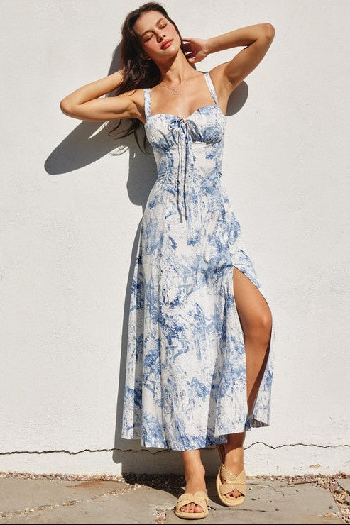 Coastline Corset Maxi Dress