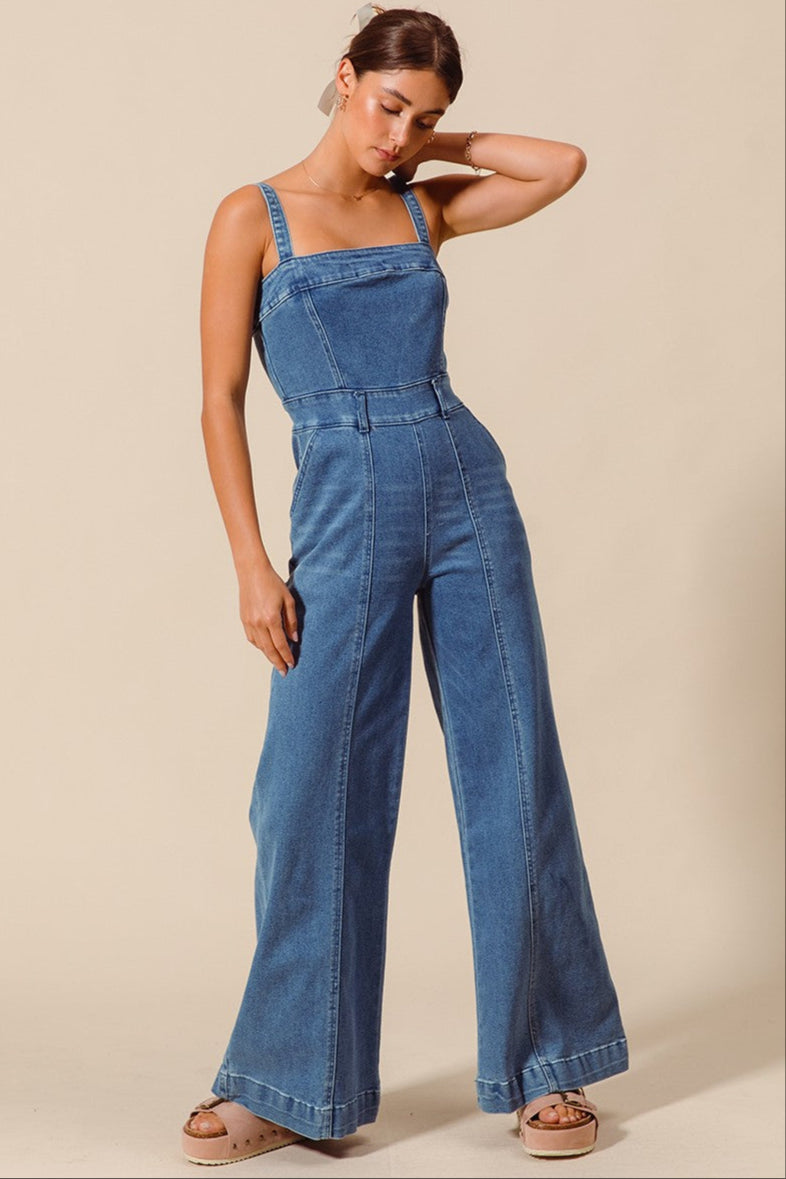 Damaris Denim Jumpsuit