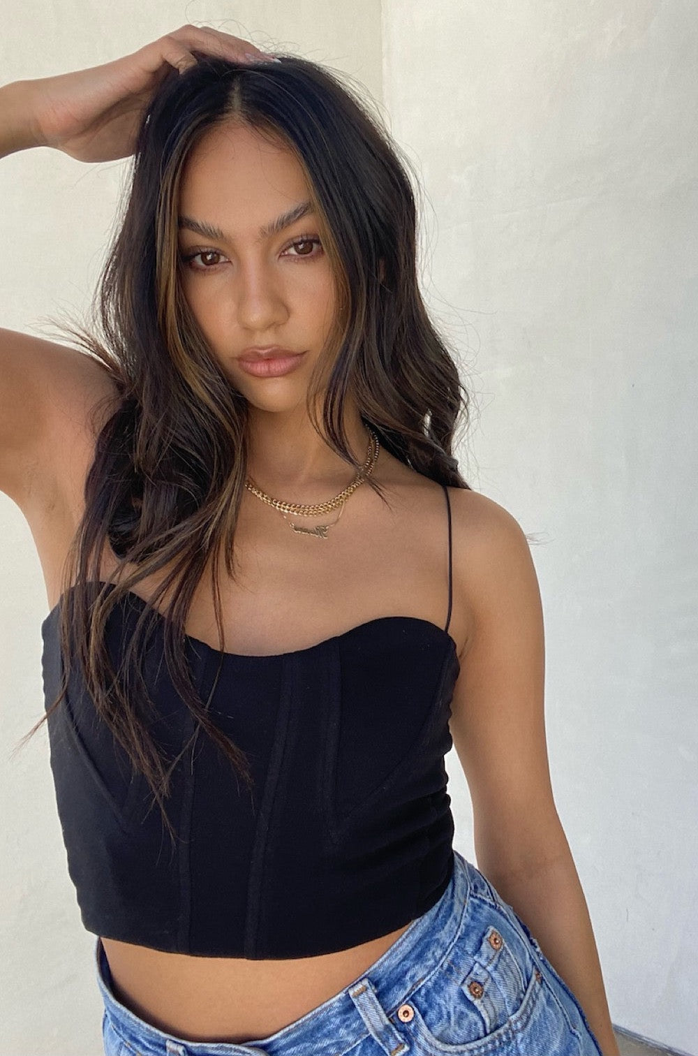 Onyx Bustier Top