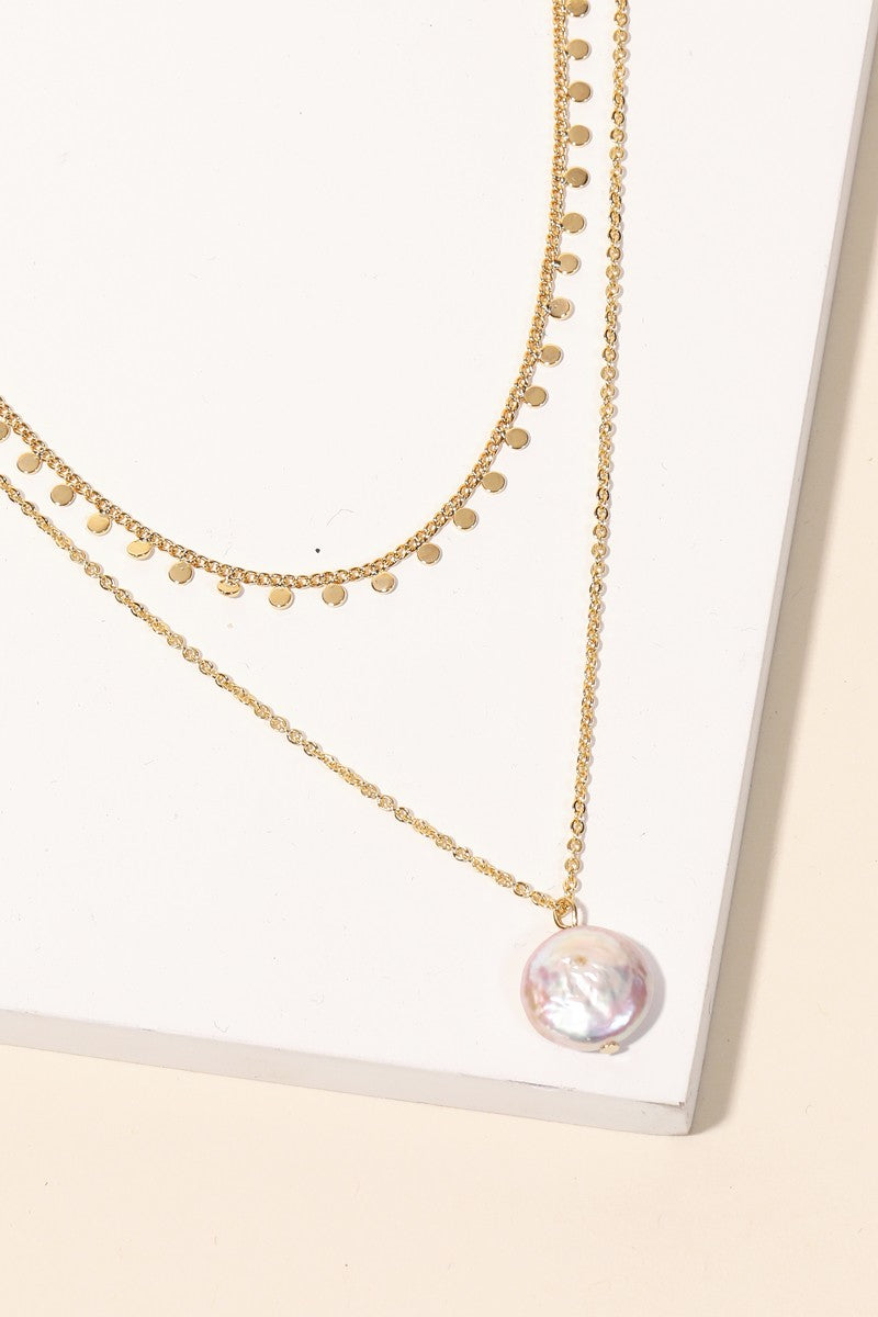 Pearl Charm Necklace