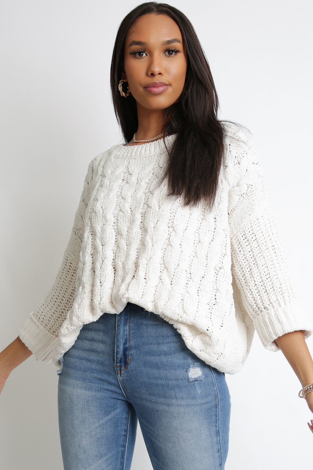 Cream Hensley Sweater