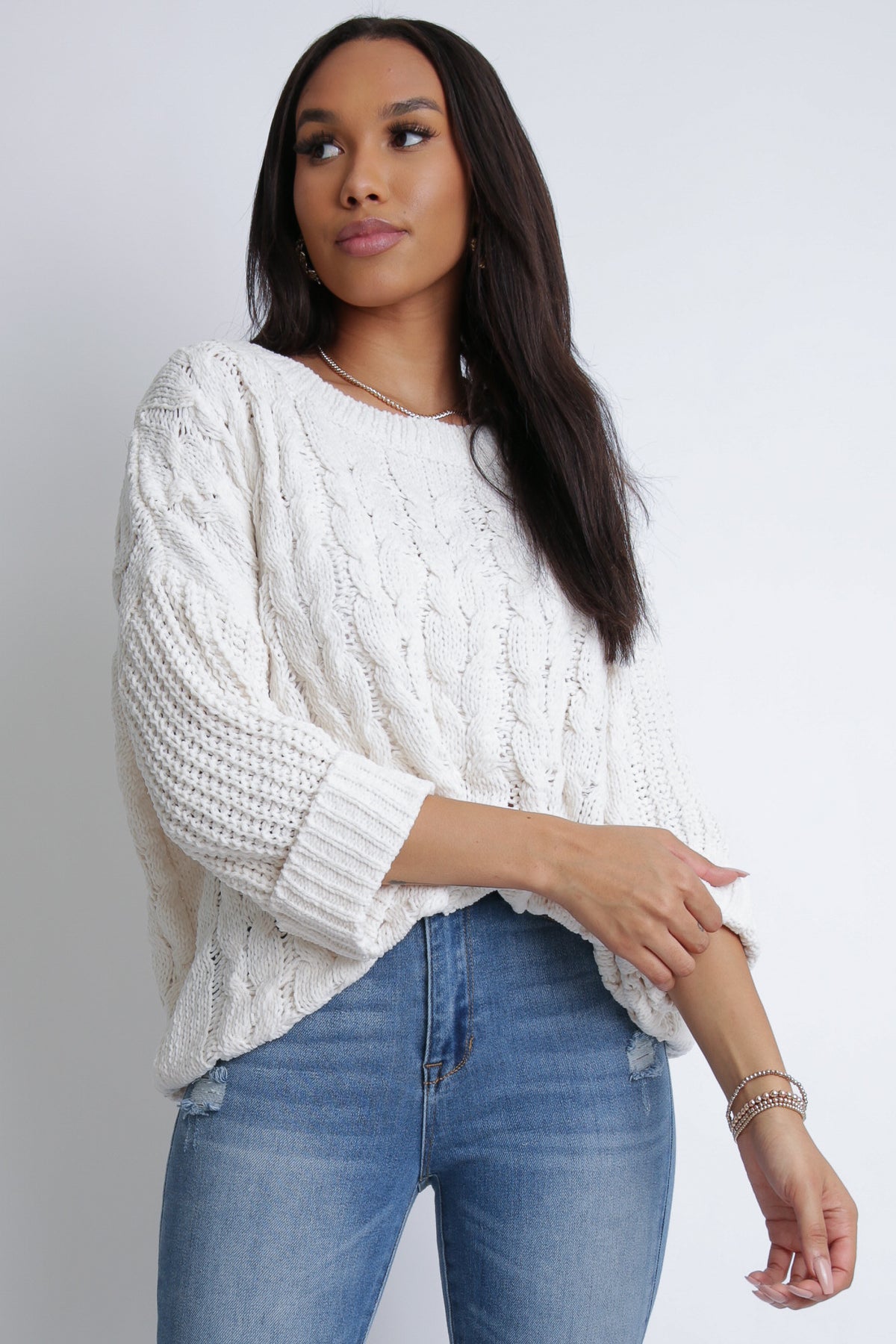 Cream Hensley Sweater