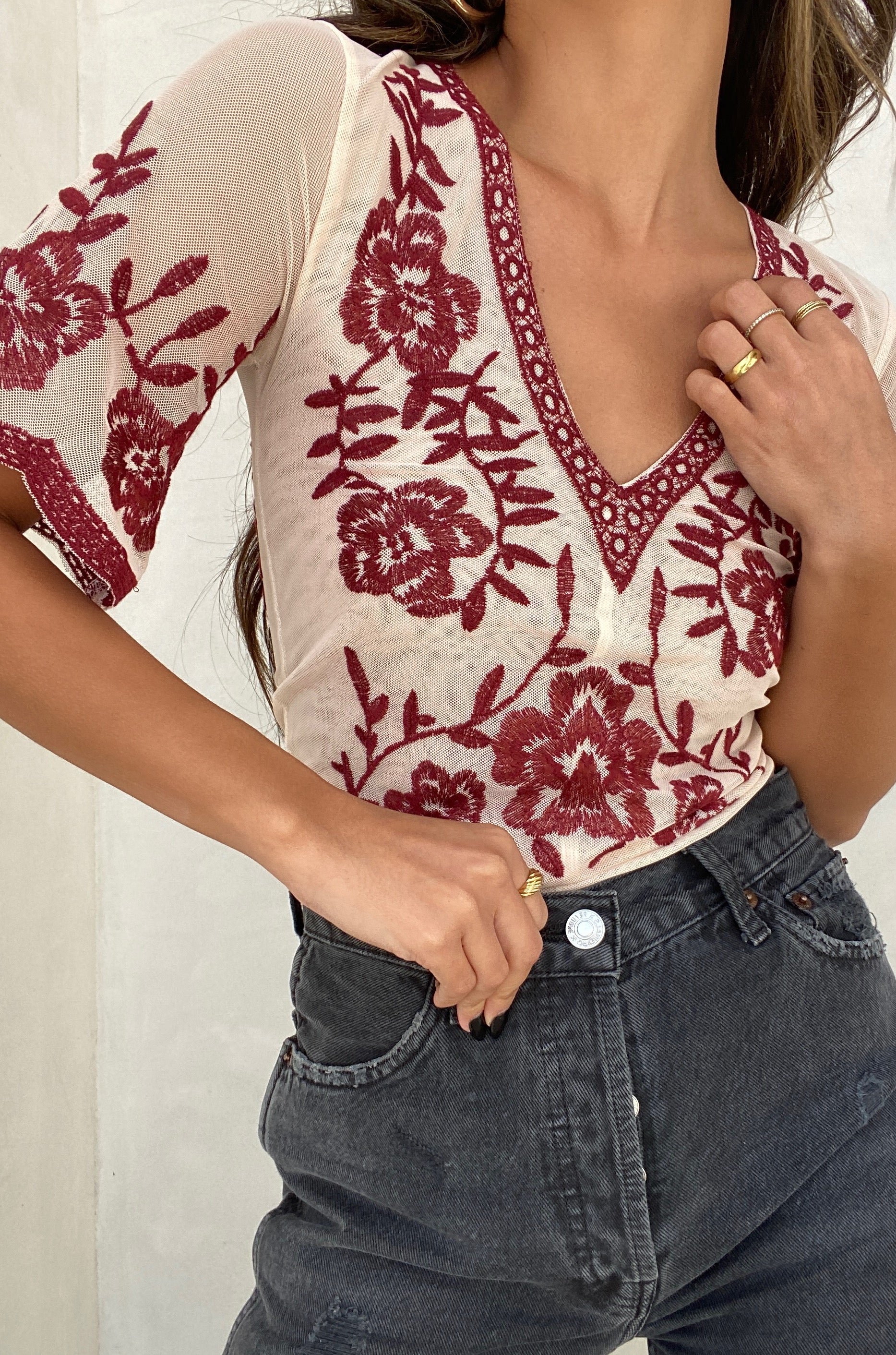 Chloe Embroidered Bodysuit – Ooh La Luxe