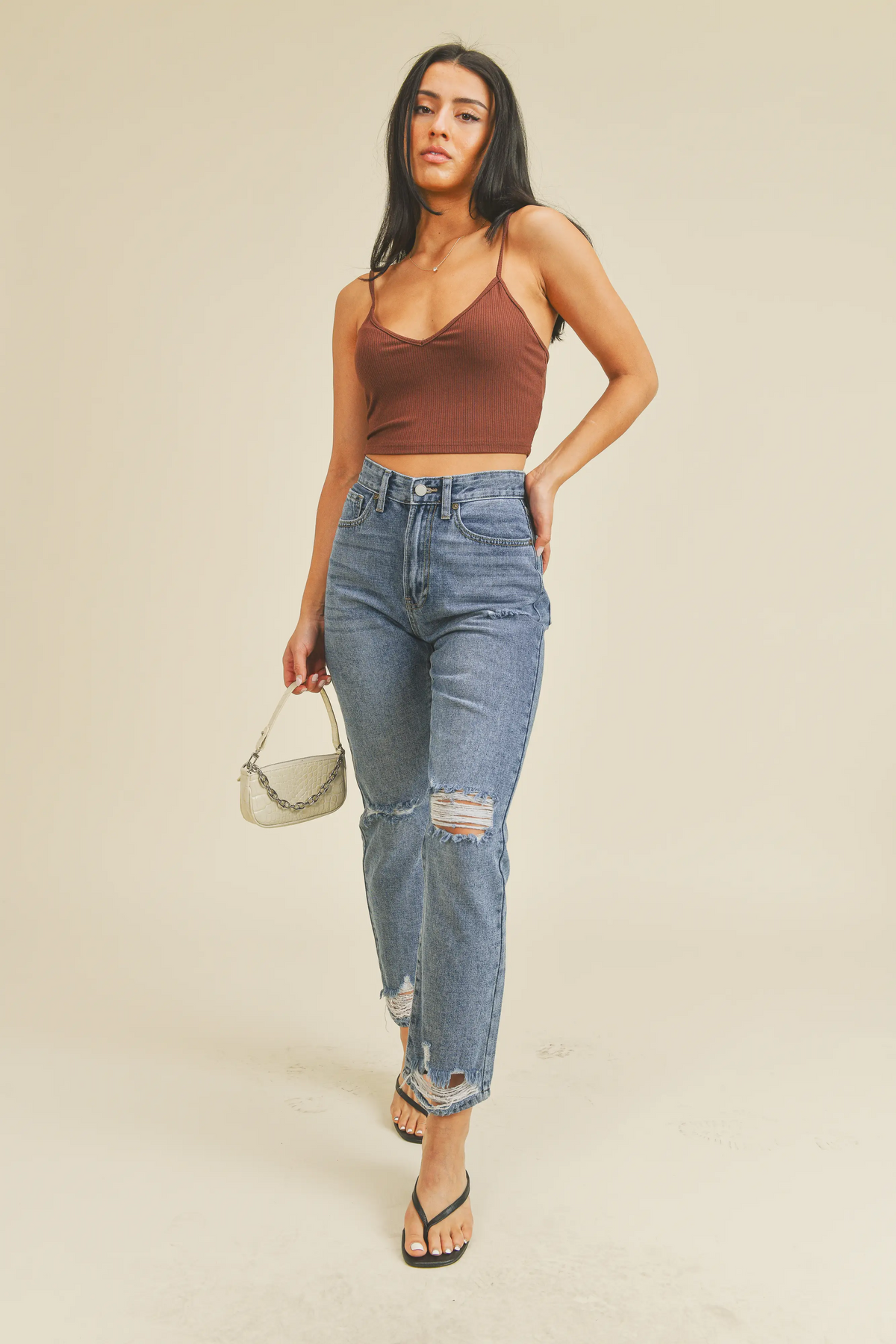 Brynlee Straight Jean Medium Wash